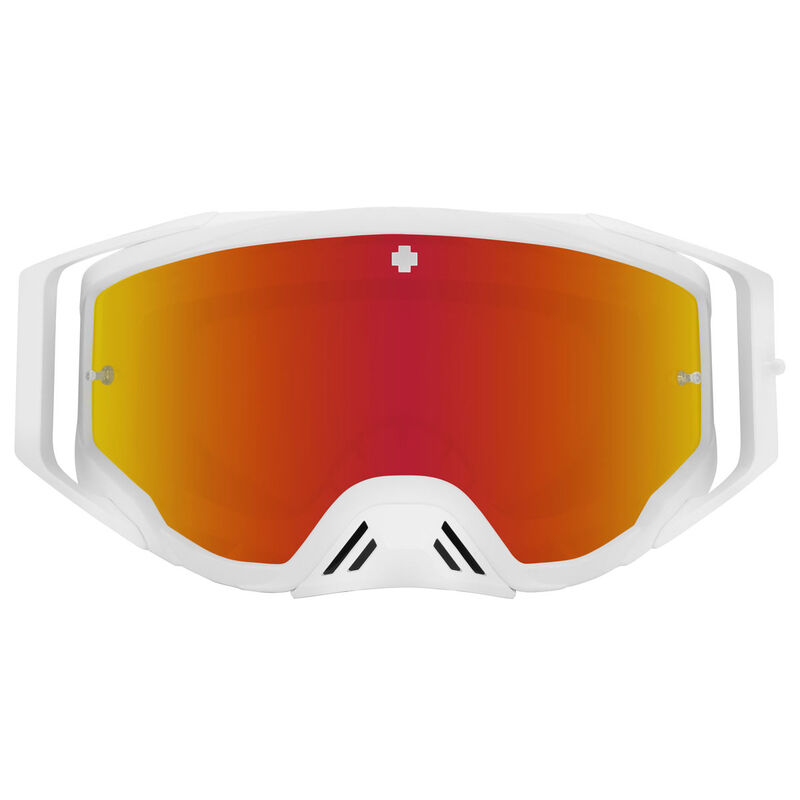 FOUNDATION PLUS, Matte White-HD Smoke Red Spectra Mirror + HD Clear, hi-res image number null